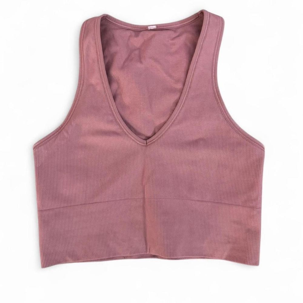 Athleta Mauve Crop Top